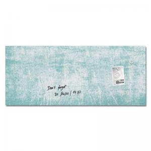 SIGEL Magnetic Glass Board Artverum - design Turquoise Wall - 130 x 55