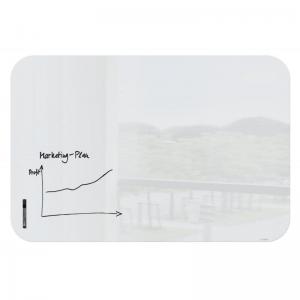 SIGEL Magnetic glass board Artverum rounded corners - 150 x 100 cm -