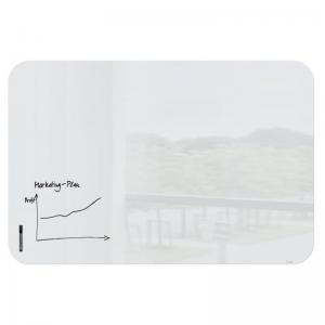 SIGEL Magnetic glass board Artverum rounded corners - 180 x 120 cm -