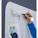 SIGEL Magnetic glass board Artverum rounded corners - 180 x 120 cm - white - safety glass GL306