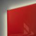 SIGEL Magnetic glass board Artverum - TUEV-approved - 48 x 48 cm - red - safety glass GL452