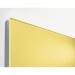 SIGEL Magnetic Glass Board Artverum - TUEV-approved - 60 x 40 cm - pastel yellow - safety glass GL512