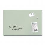 SIGEL Magnetic glass board Artverum - SGS-approved - 60 x 40 cm - mint green - safety glass GL515