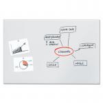 SIGEL Magnetic Glass Board Artverum - TUEV-approved - 150 x 100 cm - white - safety glass GL520