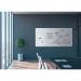 SIGEL GL525 Glass whiteboard Artverum - matt - super-white - 200 x 100 x 1,80 cm - polished corners - safety glass (ESG), steel - GS-approved GL525