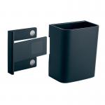 SIGEL GL801 Pencil cup S - anthracite - 7,5 x 9,4 cm - plastic - magnetic clip to attach - for glass boards GL801