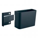 SIGEL GL802 Pencil cup M - anthracite - 12 x 9,4 cm - plastic - magnetic clip to attach - for glass boards GL802