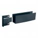 The photo showcases a sleek and functional Sigel GL803 storage tray in anthracite. Measuring 16 x 5.4 cm, this plastic tray features a magnetic clip for easy attachment and is designed specifically for use with Sigel glass boards.