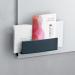 SIGEL GL803 Storage tray - anthracite - 16 x 5,4 cm - plastic - magnetic clip to attach - for glass boards GL803