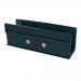 SIGEL GL803 Storage tray - anthracite - 16 x 5.4 cm - plastic - magnetic clip to attach - for glass boards GL803