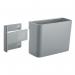 SIGEL GL812 Pen pot M - grey - 12 x 9.4 cm - plastic - magnetic clip to attach - for glass boards GL812