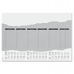 SIGEL Paper desk pad design ”Weekly Planner” - approx. A2 - calendar forr 3 years - 52 sheets HO305