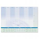 SIGEL Paper desk pad - Time - 3 years - approx. A2 - 30 sheets HO350