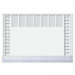 SIGEL Paper desk pad - Protect - transparent protective strip - 2 years - approx. A2 - 40 sheets HO366