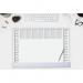 SIGEL Paper desk pad - Protect - transparent protective strip - 2 years - approx. A2 - 40 sheets HO366