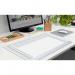 SIGEL Paper desk pad - Protect - transparent protective strip - 2 years - approx. A2 - 40 sheets HO366