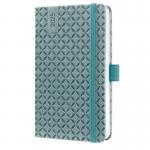 SIGEL Weekly planner Jolie 2025 - FSC-certified - 1 year - hardcover - approx. A6 - ocean blue - 174 S. J5132