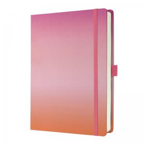 SIGEL Notebook Jolie - Gradient Sunset - dotted dot grid - A5 - pink,