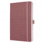 SIGEL Notebook Jolie - lined - approx. A5 - dusty red - hardcover - 174 S. - FSC-certified JN135