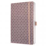 SIGEL Notebook Jolie - lined - approx. A5 - rose - hardcover - 174 S. - FSC-certified JN137