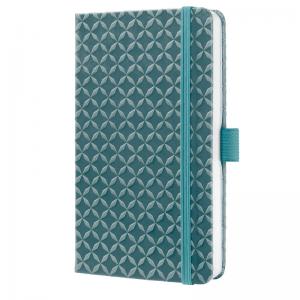 SIGEL Notebook Jolie - lined - approx. A6 - ocean blue - hardcover -