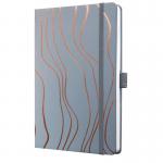 SIGEL Notebook Jolie - Grey Meringue - lined - approx. A5 - grey - hardcover - 174 S. - FSC-certified JN351