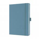 SIGEL Notebook Jolie - lined - approx. A5 - blue - hardcover - 192 S. - FSC-certified JN401