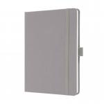 SIGEL Notebook Jolie - lined - approx. A5 - light grey - hardcover - 192 S. - FSC-certified JN403