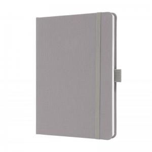 SIGEL Notebook Jolie - lined - approx. A5 - light grey - hardcover -