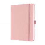 SIGEL Notebook Jolie - lined - approx. A5 - light pink - hardcover - 192 S. - FSC-certified JN405