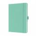 SIGEL Notebook Jolie - lined - approx. A5 - mint green - hardcover - 192 S. - FSC-certified JN409