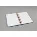 SIGEL Spiral notebook Jolie - Sweet Dots - dot grid (dotted) - 100 gsm - approx. A5 - white, black, rose - hardcover - 120 S. - FSC-certified JN600