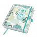 SIGEL Daily planner Jolie undated - Mint Inspiration - approx. A5 - white, mint green, grey - hardcover - 2 pages = notes on the left / planning page  JP201