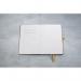 SIGEL Notebook Linescape - squared - approx. A5 - light grey, yellow - hardcover - 176 S. - FSC-certified LS100