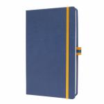 SIGEL Notebook Linescape - squared - approx. A5 - blue, yellow - hardcover - 176 S. - FSC-certified LS104