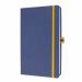 SIGEL LS105 Notebook Linescape Sun - approx. A5 - lined - hardcover - blueyellow - 176 p. - FSC-certified LS105