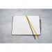 SIGEL LS107 Notebook Linescape Sun - approx. A5 - lined - hardcover - dark greyyellow - 176 p. - FSC-certified LS107