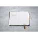 SIGEL LS107 Notebook Linescape Sun - approx. A5 - lined - hardcover - dark greyyellow - 176 p. - FSC-certified LS107