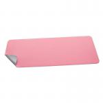 SIGEL Desk pad - imitation leather - pink, silver - double sided - 80 x 30 cm SA605