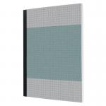 SIGEL Notebook - squared - approx. A5 - blue - softcover - 200 S. SN200