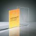 SIGEL TA222 Table-top display frame - 15 x 21,50 x 5,30 cm - A5 - upright - double-sided presentation - crystal clear - acrylic (PMMA) TA222