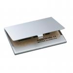 SIGEL VZ135 Business card case - for up to 15 business cards - silver - 1 piece VZ135