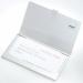 SIGEL VZ135 Business card case - for up to 15 business cards - silver - 1 piece VZ135