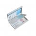 SIGEL VZ136 Business card case - for up to 30 business cards - silver - 1 piece VZ136