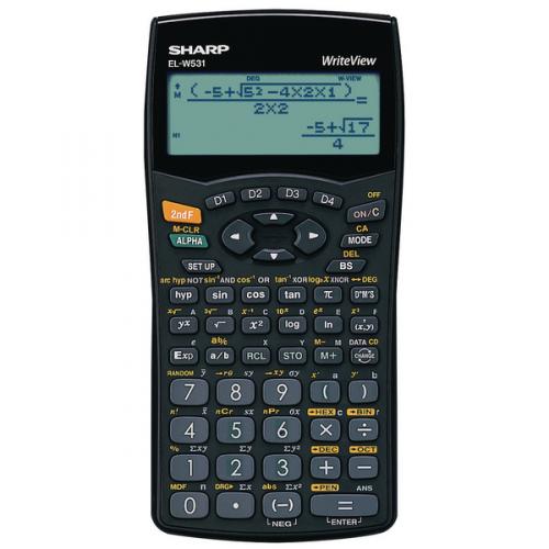 Sharp ELW531B Scientific Calculator (4-Line Display with SH02594