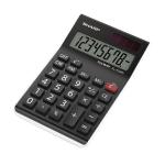 Sharp EL310AN Semi-Desktop 8-Digit Calculator Black SH79374