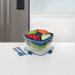 Sistema Salad Max to Go Coloured Clip 1.63L Clear 21357 SIS21357