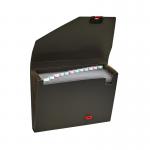 Snopake Reborn Organiser 13-Part A4 Polypropylene Black 11219 SK00205