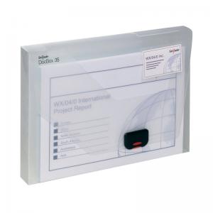 Snopake 35mm Capacity Document Box A4 Clear 12861 SK02536