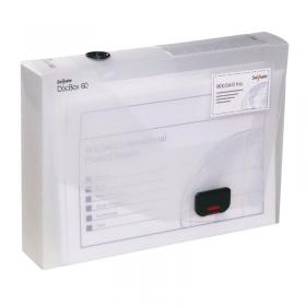 Snopake 60mm Capacity Document Box A4 Clear 12871 SK02573